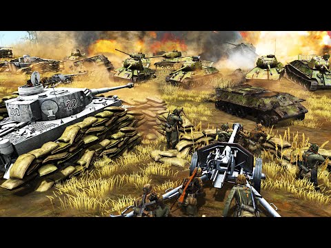 Can German Panzer Defense hold off 2,000 RUSSIAN TANKS!? - Call to Arms: GoH Battle Simulator
