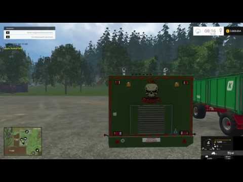 The Beast Hochleistungsholzhäcksler Mod für Landwirtschafts Simulator 15