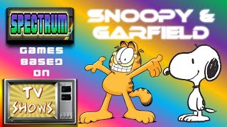 Snoopy & Garfield 🐱🐶 | 🕹 Spectrum Games Based on TV Shows 📺 6️⃣