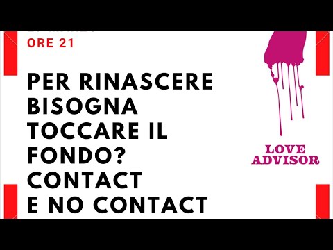 Per rinascere bisogna toccare il fondo?