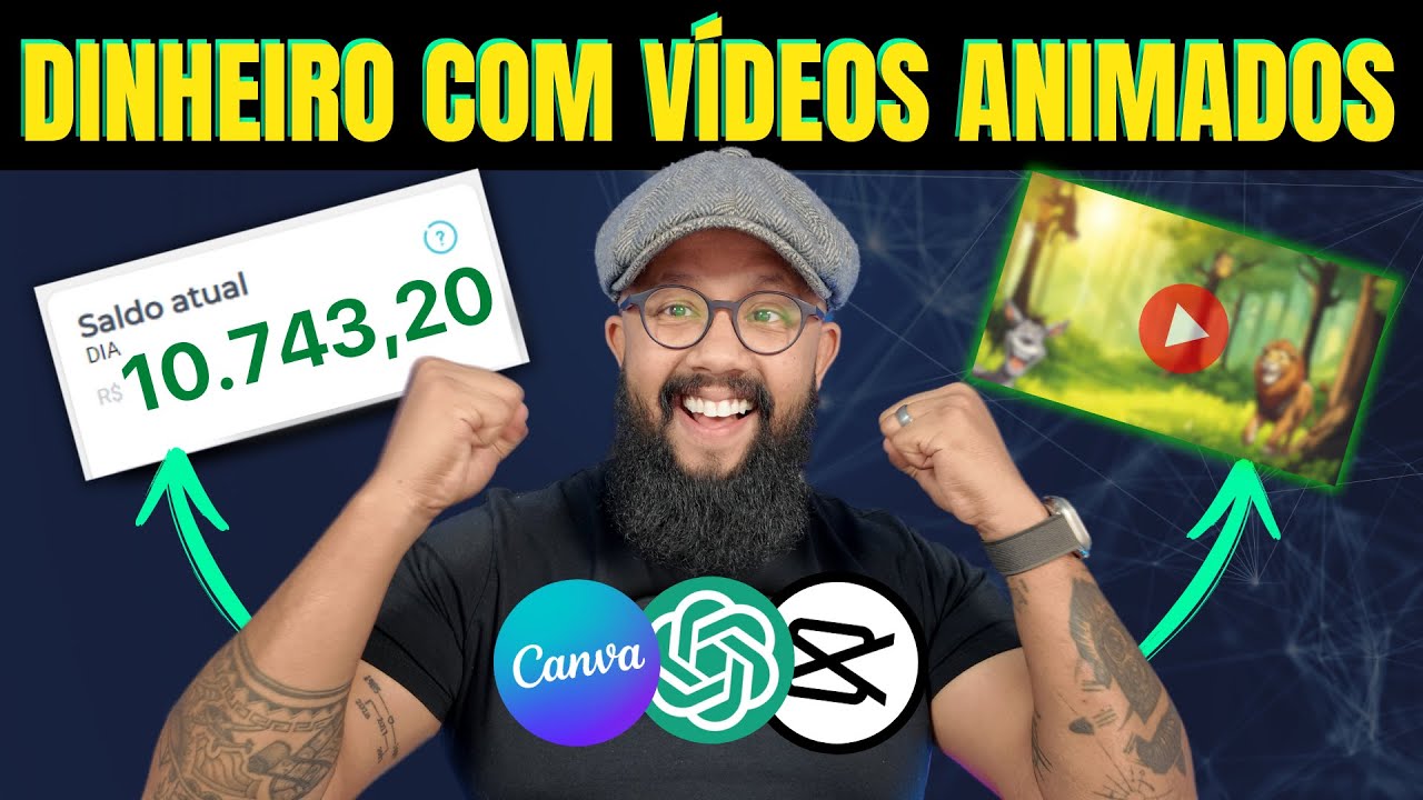 FAÇA DINHEIRO com VÍDEOS ANIMADOS feitos com I.A passo a passo [SIMPLES E COMPLETO]