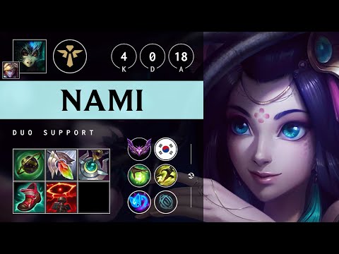 Nami Support vs Soraka - KR Master Patch 25.19