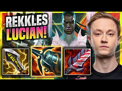 REKKLES IS A GOD WITH LUCIAN! - G2 Rekkles Plays Lucian ADC vs Varus! | Season 11