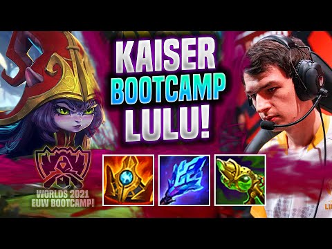 KAISER TRIES LULU! WORLDS BOOTCAMP EUW - MAD Kaiser Plays Lulu SUPPORT vs Yuumi! |