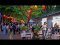 Evening View of Streets in Seoul 4K HDR