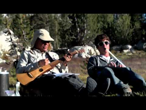 Joe Vigil and Ryan Whyman Preforming by Evelyn lake Yosemite Ca