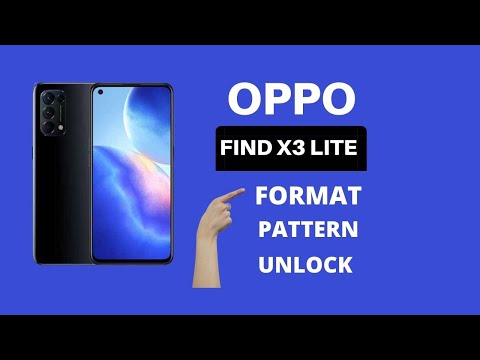 Oppo find x3 lite 5g Format - Phone, Pattern lock- Unlock
