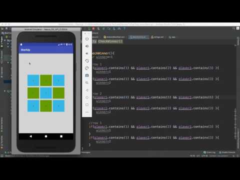 &#x202a;48- Android Tic Tac Toy|| Find Winner- ايجاد الفائز&#x202c;&rlm;