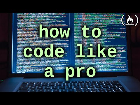 Video How to Code Like a Pro (with Dylan Israel)