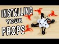 How to Install Drone Propellers