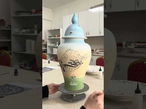 BELMEK KURSLARINDA ŞEKİLLENEN ÇİNİLER GÖRÜCÜYE ÇIKTI