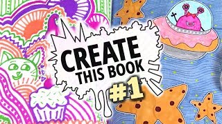 SHARPIE DOODLES : CREATE THIS BOOK #1 // SoCraftastic