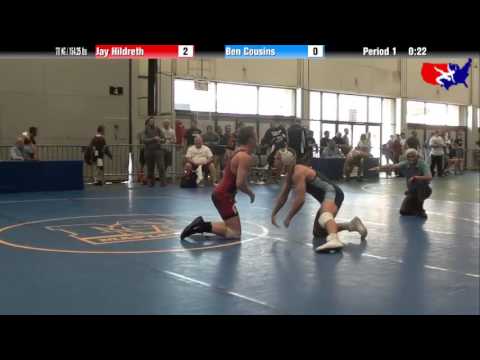 Jay Hildreth vs. Ben Cousins at 2013 Junior Nationals - FILA - FS