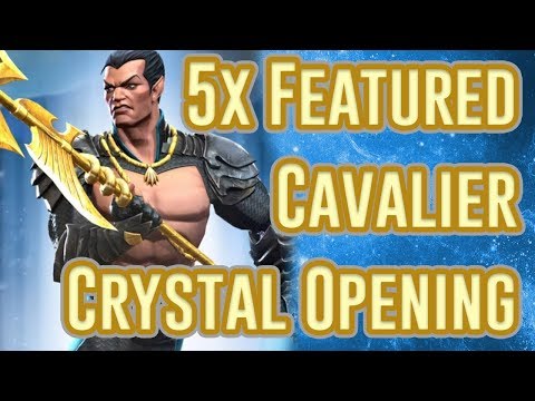 5x Featured Namor Cavalier Crystal Opening