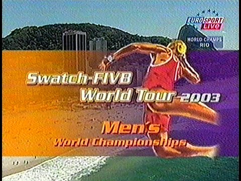 2003 Beach Volleybal WC Rio BRA vs  USA M final