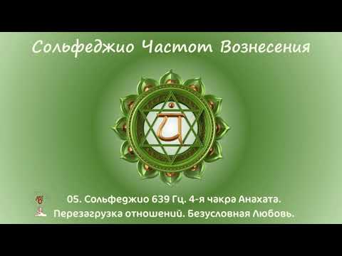 05 Сольфеджио 639 Гц 4 я чакра Анахата Перезагрузка отношений Безусловная Любовь