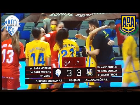 PLAYOFF CAMPEÓN LIGA - Ourense Envialia 3 - 3 A.D. Alcorcón. Penaltis: 6 - 7