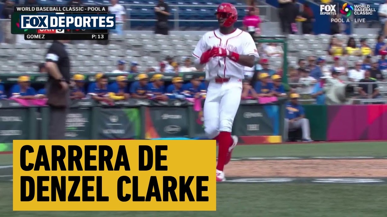 😲⚾ CARRERA DE Denzel Clarke | Colombia 1-4 Canadá | World Baseball Classic 2026
