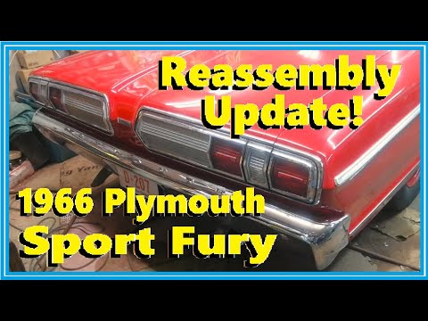 1966 Plymouth Sport Fury Update! Lights, Trim, and... More and More Trim!