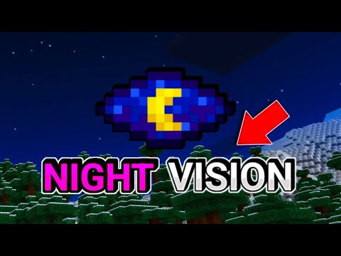 Unlock Night Vision Texture Pack for Minecraft! 😱