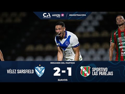 32avos: Vélez 2 - Sportivo Las Parejas 1