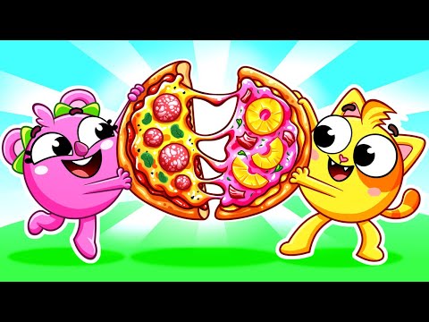 Pizza for You, Pizza for Me! 🍕 Let’s Share! Funny Kids Songs🐱🐨🐰🦁 And Nursery Rhymes by Baby Zoo