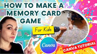 How to create a memory card game for kids on Canva