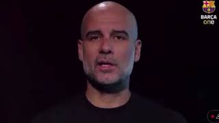 Pep Guardiola sings ‘Aniversari’ by Manel at FC Barcelona’s 125th anniversary gala