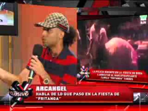 SuperXclusivo 7/11/12 - Arcángel participando en la boda del narcotraficante "Fritanga' 1/3