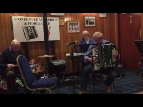 Frank Morrison, Dorothy Lawson and Jack McLeish at Stonehouse Accordion & Fiddle Club October 2016