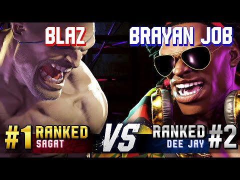 SF6 ▰ BLAZ (#1 Ranked Sagat) vs BRAYAN JOB (#2 Ranked Dee Jay) ▰ High Level Gameplay