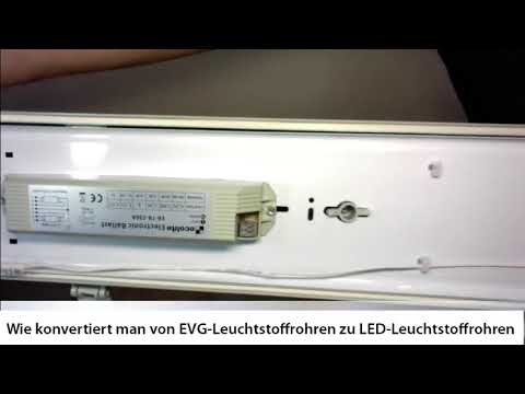 Wie konvertiert man von EVG Leuchtstoffröhren zu LED Leuchtstoffröhren