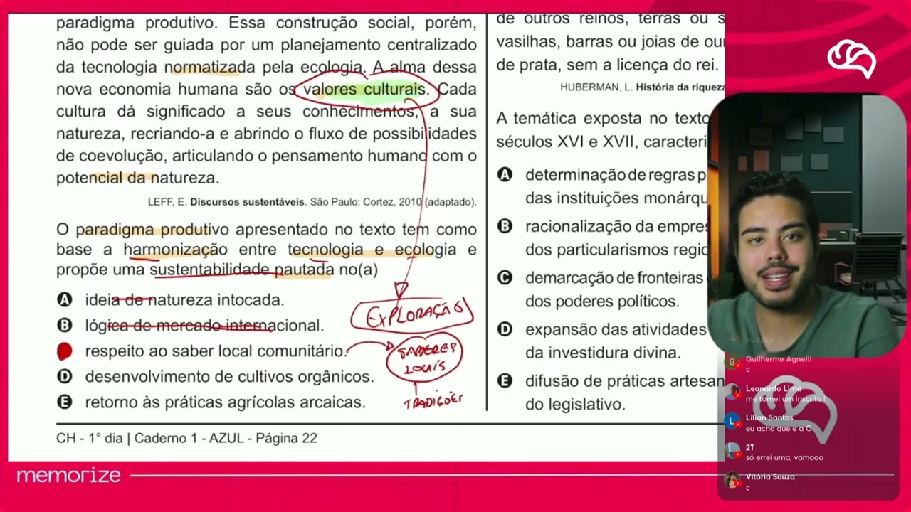 Resolução em Vídeo — Questão 56 ENEM 2020 PPL