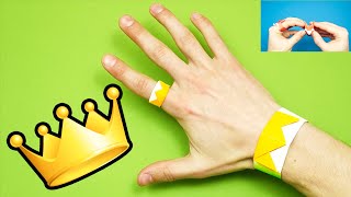 Easy Crown Bracelet origami (Yakomoga)