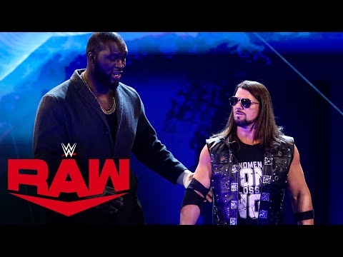 AJ Styles attempts to blindside The Street Profits during their match: Raw, Nov. 29, 2021