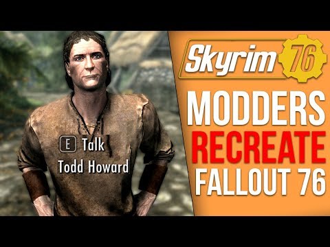 Modders Parody Fallout 76's Terribleness in Skyrim (Skyrim 76)