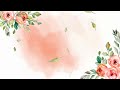 4K Wedding Floral Invitation Background Video Stocklate Backgroundvideo