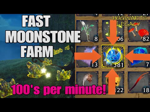 FASTEST way to farm moonstone | Hogwarts Legacy
