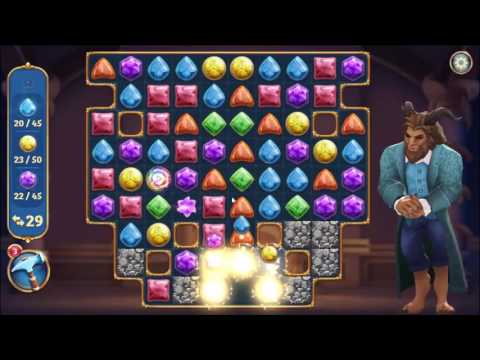 Beauty and the Beast Perfect Match Level 52 - NO BOOSTERS 👸👸👸