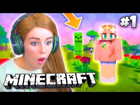 My FIRST time ever playing Minecraft... IT'S SO SCARY?! 😰