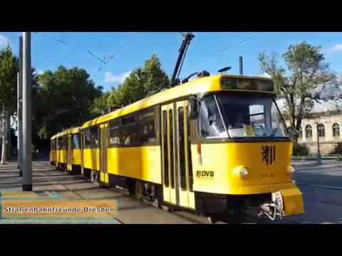 Tatra Straßenbahnen Dresden - Impressionen Tatra T4D-MT Teil 19