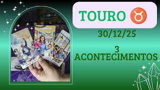 TOURO ♉ 30/12/25 Seu sucesso vai atrair muitos olhares 📸