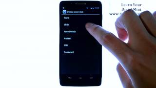 Motorola Droid Mini - How Do I Setup Pattern PIN Password or Face Unlock