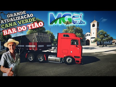 Mapa Minas Gerais 1.57 / Cana Verde e o Famoso Bar do Tião / Internacional 9800i / ETS2 3 Monitores 