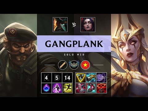Gangplank Mid vs LeBlanc - VN Challenger Patch 25.17