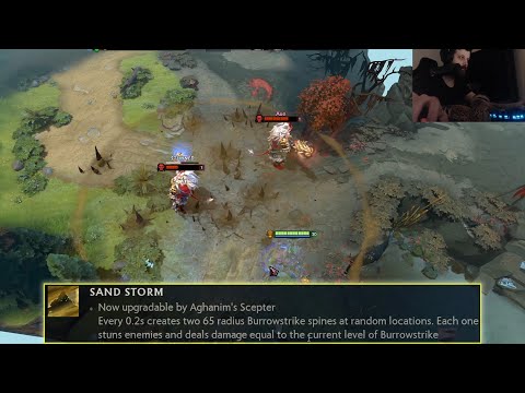 "it's like CM Ulti" -Gorgc & Puppey test new SandKing aghs