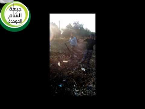 استهداف حاجز عين عفا بالهاون من قبل جبهة الشام الموحدة ضمن معركة اليوم الموعود