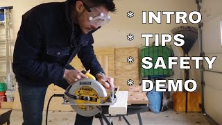 Circular saw basics | Tips | Safety | Demonstration