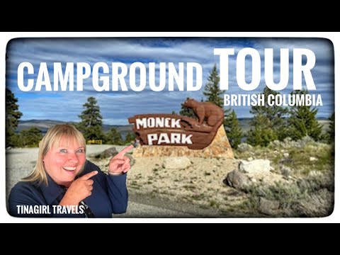 Tour Monck Provincial Campground on Nicola Lake, British Columbia