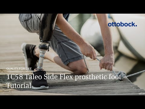 1C58 Taleo Side Flex prosthetic foot - Tutorial | Ottobock